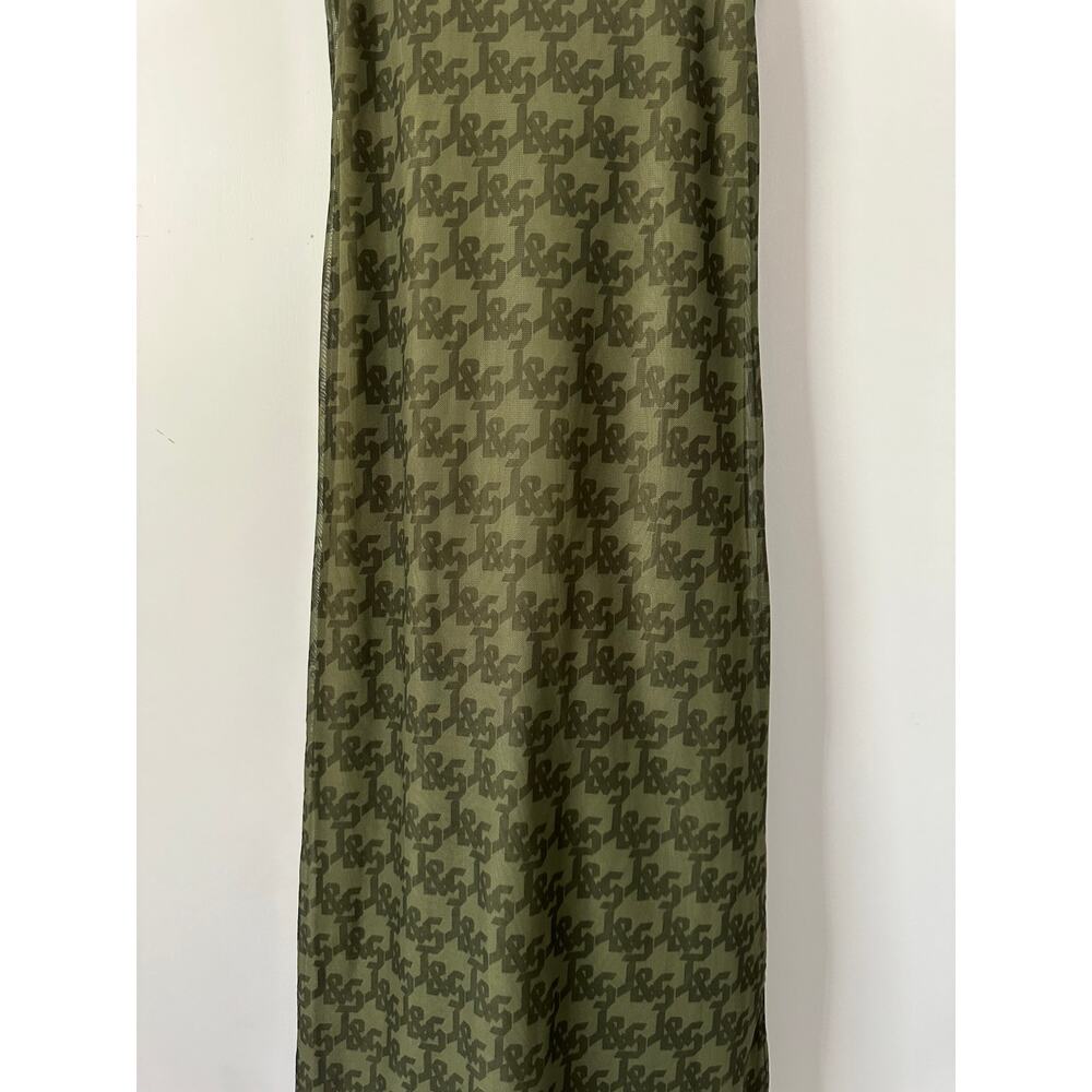 Jagger & Stone Princess Polly Demi Mesh Green Midi Dress size 2 - Picture 9 of 13